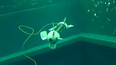 Development of a Multi-Finned Omni-Directional Mobile Underwater Robot featured image